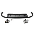 S5 Style Carbon Fiber Rear Diffuser - Audi A4 S4 Sedan (2015-2020) B9