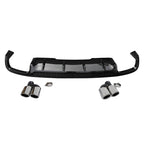S5 Style Carbon Fiber Rear Diffuser - Audi A4 S4 Sedan (2015-2020) B9