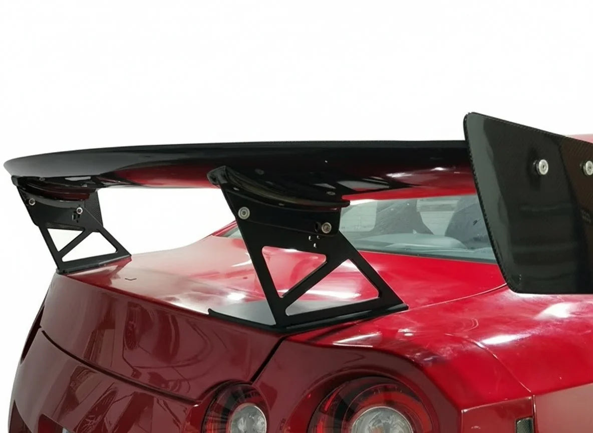 AP500 Style Matte Carbon Fiber Rear Spoiler – Nissan GT-R R35 (2008 - 2016) CBA / DBA