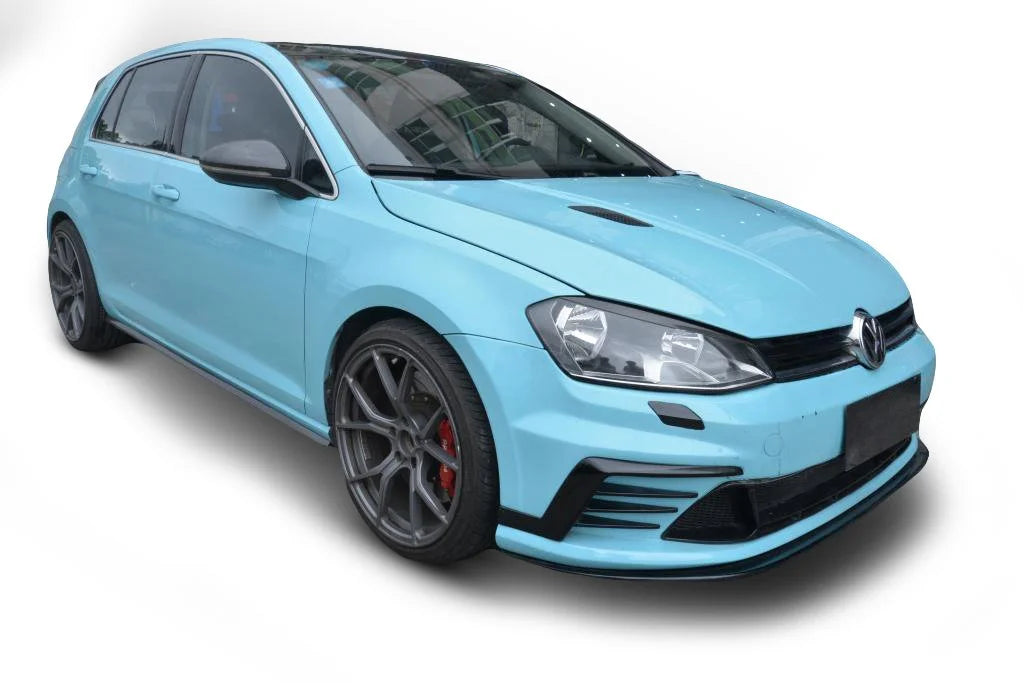 Carbon Fiber Side Skirt - Volkswagen MK7 Golf R / R LINE  ( 2013 – 2017 )