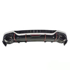 KB Style Carbon Fiber Rear Diffuser w Brake Light - Audi A4 S4 RS4 Sedan ( 2020 TO 2025 ) B9.5