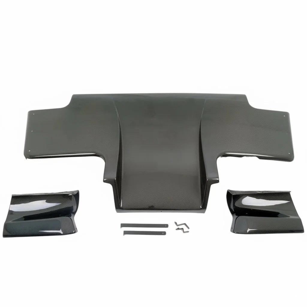 Top Secret Style Carbon Fiber Rear Diffuser – Nissan Skyline R32 GTR (1989 - 1994)