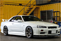 JSK Style Carbon Fiber Side Skirt - Nissan Skyline R34 GTR (1999 - 2002)