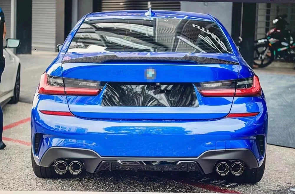 Carbon Fiber Rear Diffuser V2 - BMW 3 Series G20 (2018+)