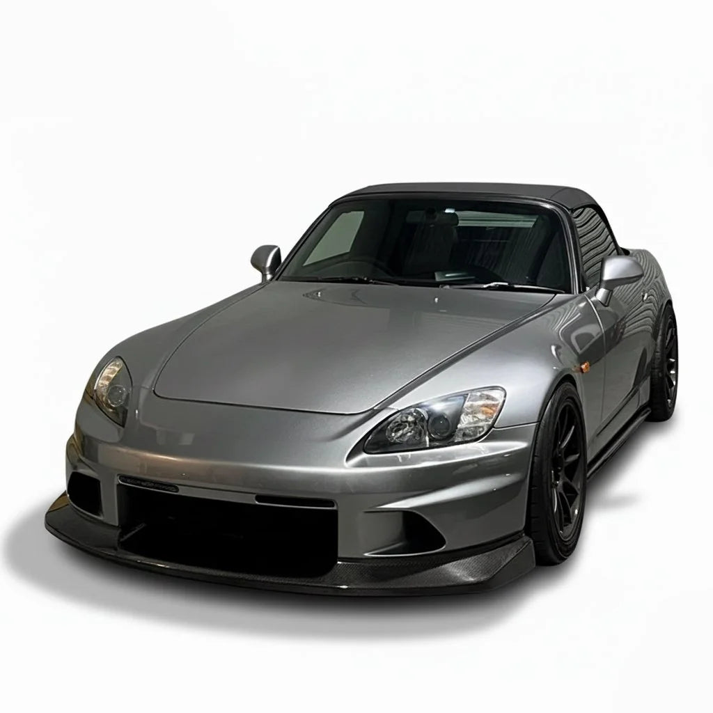 Vortex Style Front Bumper & Carbon Fiber Front Lip – Honda S2000 (1999 - 2007) AP1 / AP2