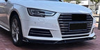 Gloss Black Front Lip - Audi A4 S4 RS4 Sedan (2015-2020) B9