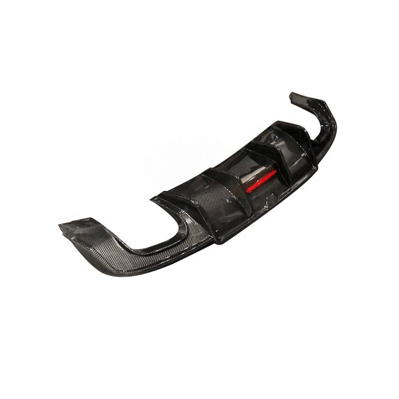 KB Style Carbon Fiber Rear Diffuser - Audi A3 S3 Sedan (2017-2020) 8V