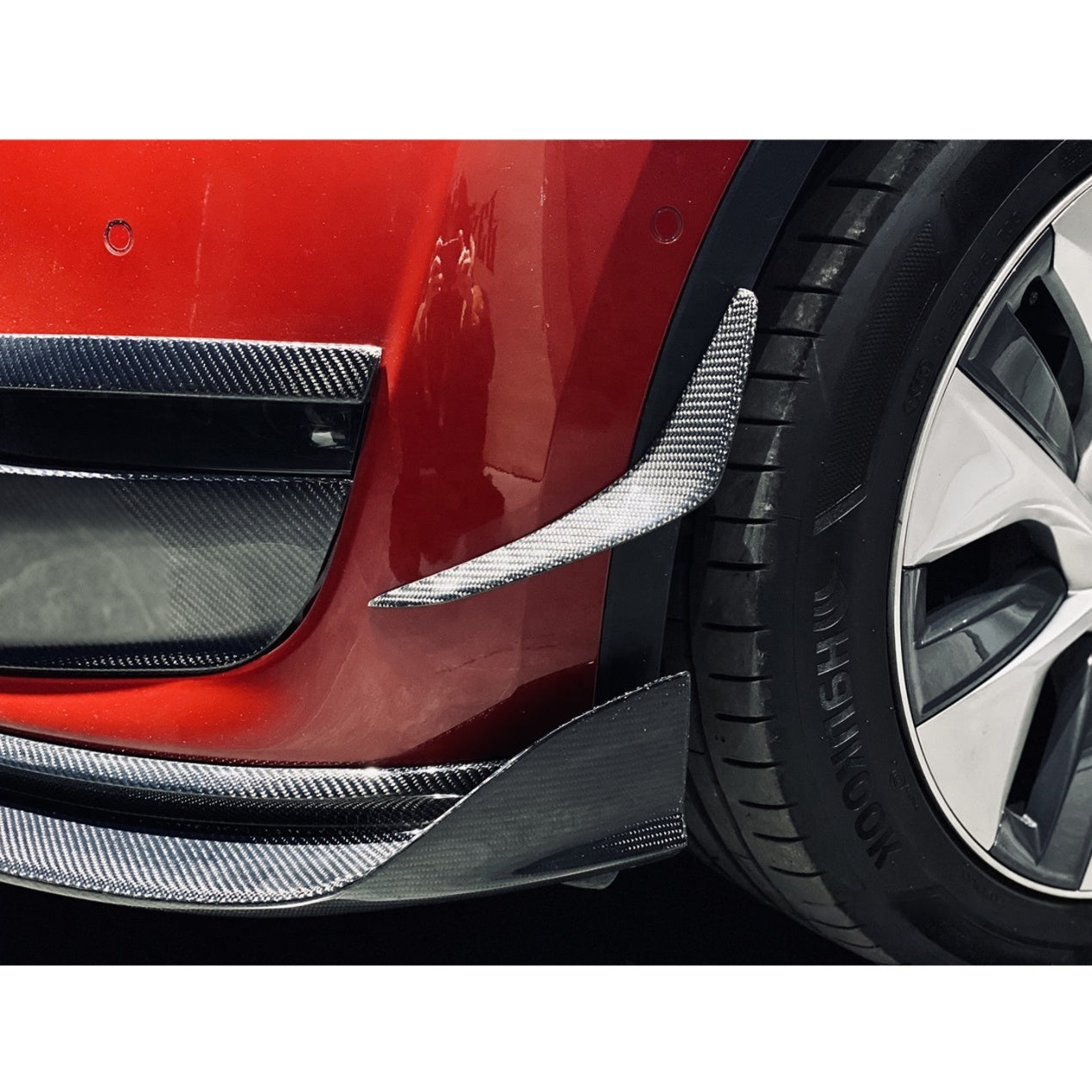 IMP Performance Carbon Fiber Front Canards - Tesla Model Y (2020-2022)