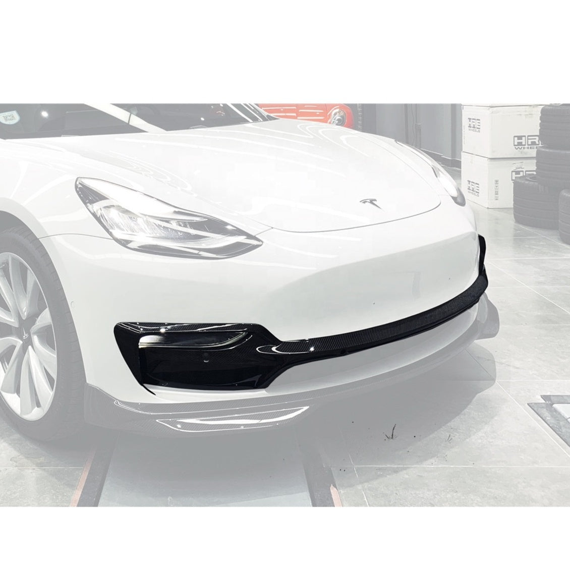 IMP Performance Carbon Fiber Middle Lip & Vent - Tesla Model 3 (2017-2022)