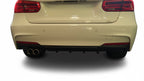 Carbon Fiber Rear Diffuser with Single Exhaust Exit - BMW 3 Series F30 (2012-2019)