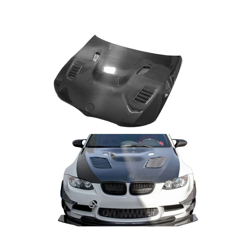 V Style Carbon Fiber Bonnet - BMW 3 Series E90 (2005-2013)