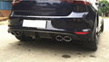 Carbon Fiber Rear Diffuser - Volkswagen MK7 Golf R / R LINE  ( 2013 – 2017 )