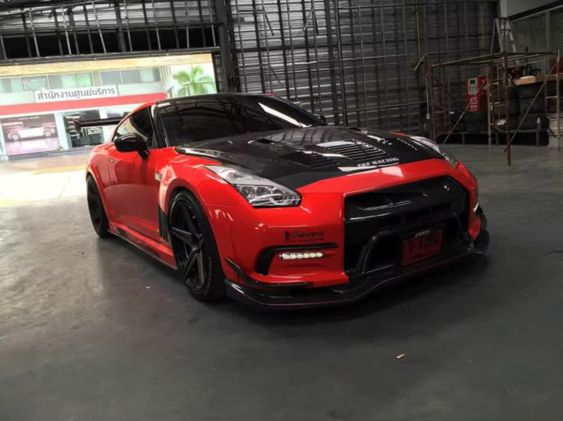 Varis Style Half Carbon Fiber Full Wide Body Kit – Nissan GT-R R35 (2008 - 2016) CBA / DBA