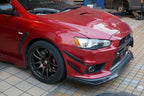 Ralliart Style Carbon Fiber Front Lip - Mitsubishi Evolution X (2007-2016) CZ4A