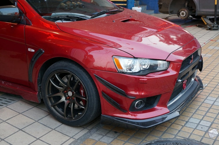 Ralliart Style Carbon Fiber Front Lip - Mitsubishi Evolution X (2007-2016) CZ4A
