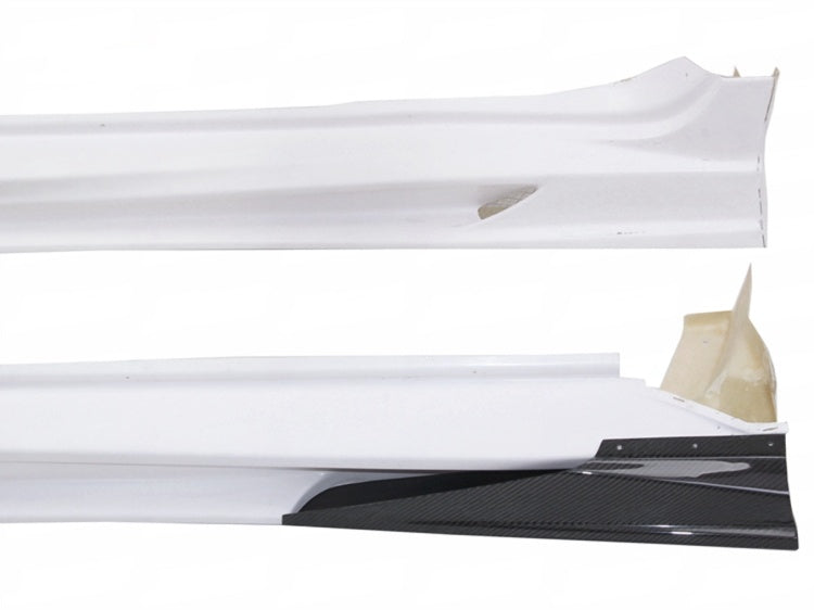 Varis Ultimate Style Half Carbon Fiber Side Skirts - Mitsubishi Evolution X (2007-2016) CZ4A