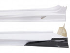 Varis Ultimate Style Half Carbon Fiber Side Skirts - Mitsubishi Evolution X (2007-2016) CZ4A