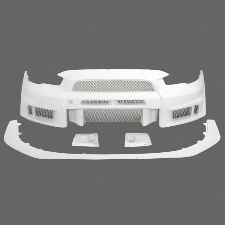 Varis Ultimate Style Half Carbon Fiber Front Bumper + Lip - Mitsubishi Evolution X (2007-2016) CZ4A