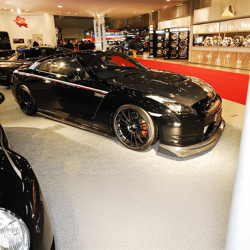 Varis Wide Style Carbon Fiber Front Lip - Nissan GT-R R35 ( 2008 - 2011 ) CBA