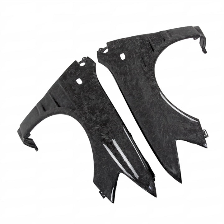 Vent Style Forged Carbon Front Fender - Mitsubishi Evolution 7 8 9 ( 2001 TO 2007 ) CT9A