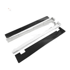 Varis Hurtling Style Half Carbon Fiber Side Skirts - Mitsubishi Evolution 7 8 9 ( 2001 TO 2007 )