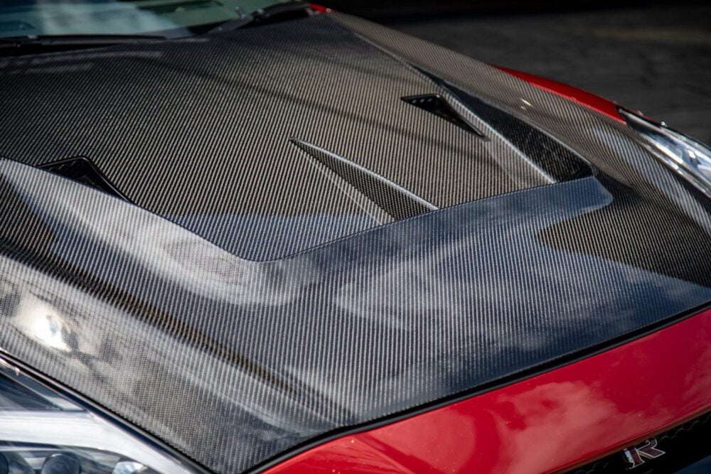 Liberty Walk V2 Style Carbon Fiber Bonnet – Nissan GT-R R35 (2016+ ) 4BA