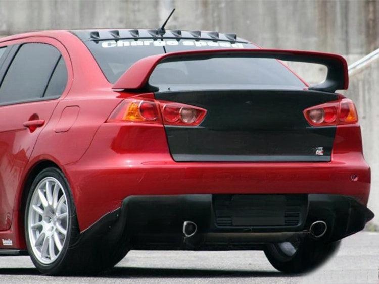 Chargespeed Carbon Fiber Rear Spats - Mitsubishi Evolution X (2007-2016) CZ4A