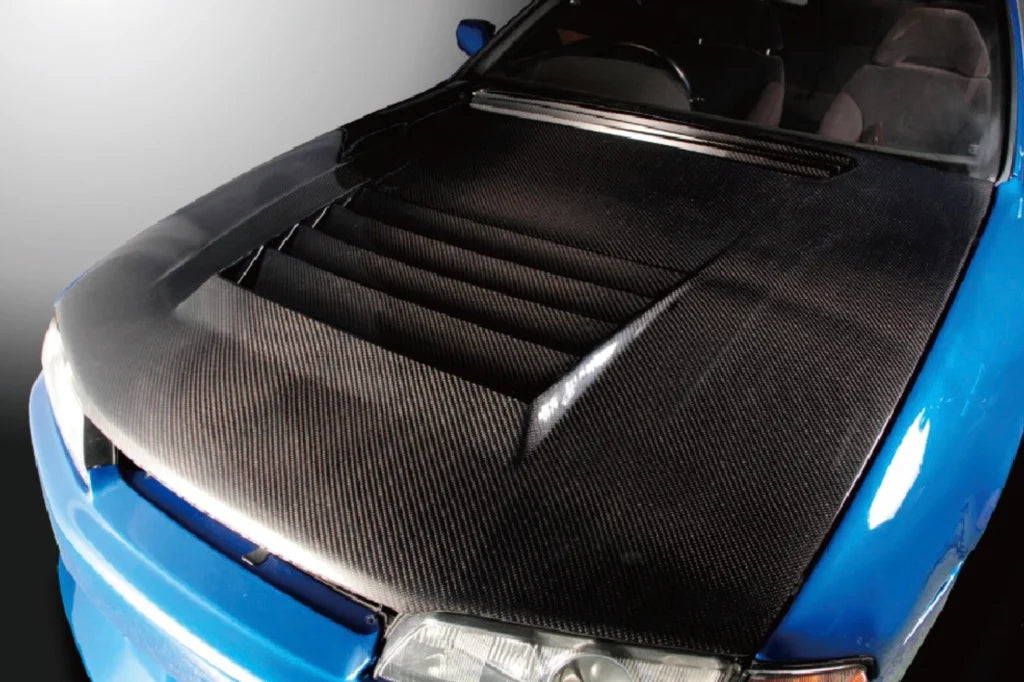 DMAX Style Carbon Fiber Bonnet – Nissan Skyline R32 (1989 - 1994) GT-R
