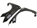 Vent Style Carbon Fiber Front Fender - Mitsubishi Evolution 7 8 9 ( 2001 TO 2007 ) CT9A