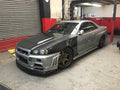 Z-Tune Style Forged Carbon Front Fender - Nissan Skyline R34 GTR (1999 - 2002)
