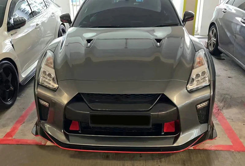 Varis Style Carbon Fiber Front Lip – Nissan GT-R R35 (2008 - 2016) CBA / DBA