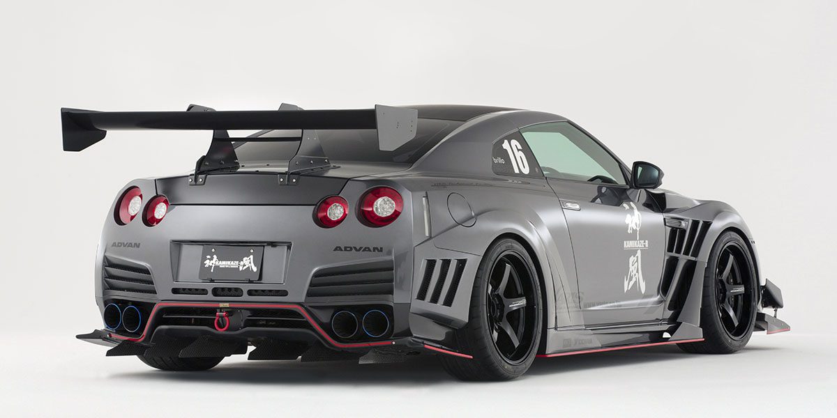 Voltex V2 Swan Neck Style Carbon Fiber Rear Spoiler – Nissan GT-R R35 (2008–2016) CBA / DBA
