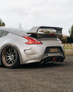 Carbon Fiber Spoiler w Adjustable Blade & Brake Light - Nissan 370Z (2009 - 2020) Z34