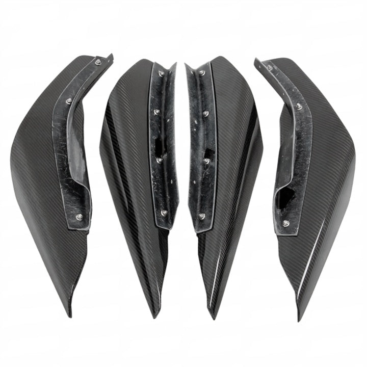 Varis Style Carbon Fiber Front Canards - Mitsubishi Evolution X (2006-2016) CZ4A
