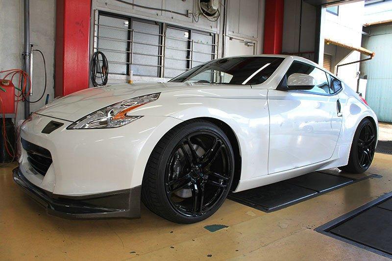 MN Style Carbon Fiber Front Lip - Nissan 370Z ( 2009 - 2012 ) Z34