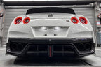 Black Sails Style Carbon Fiber Rear Diffuser – Nissan GT-R R35 (2012 - 2016) DBA
