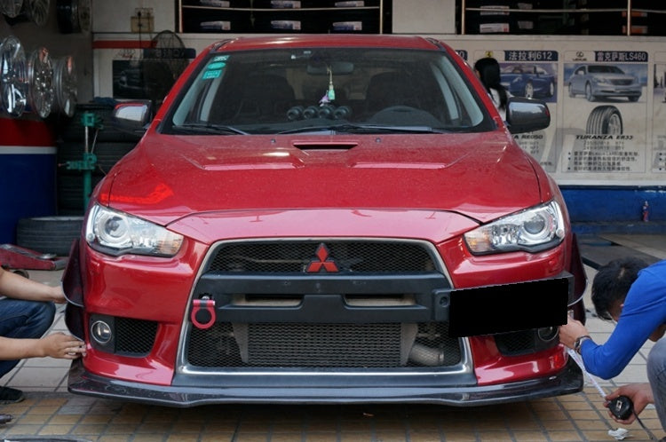 VA Style Carbon Fiber Front Canards - Mitsubishi Evolution X (2006-2016) CZ4A