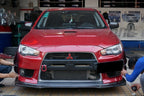 VA Style Carbon Fiber Front Canards - Mitsubishi Evolution X (2006-2016) CZ4A