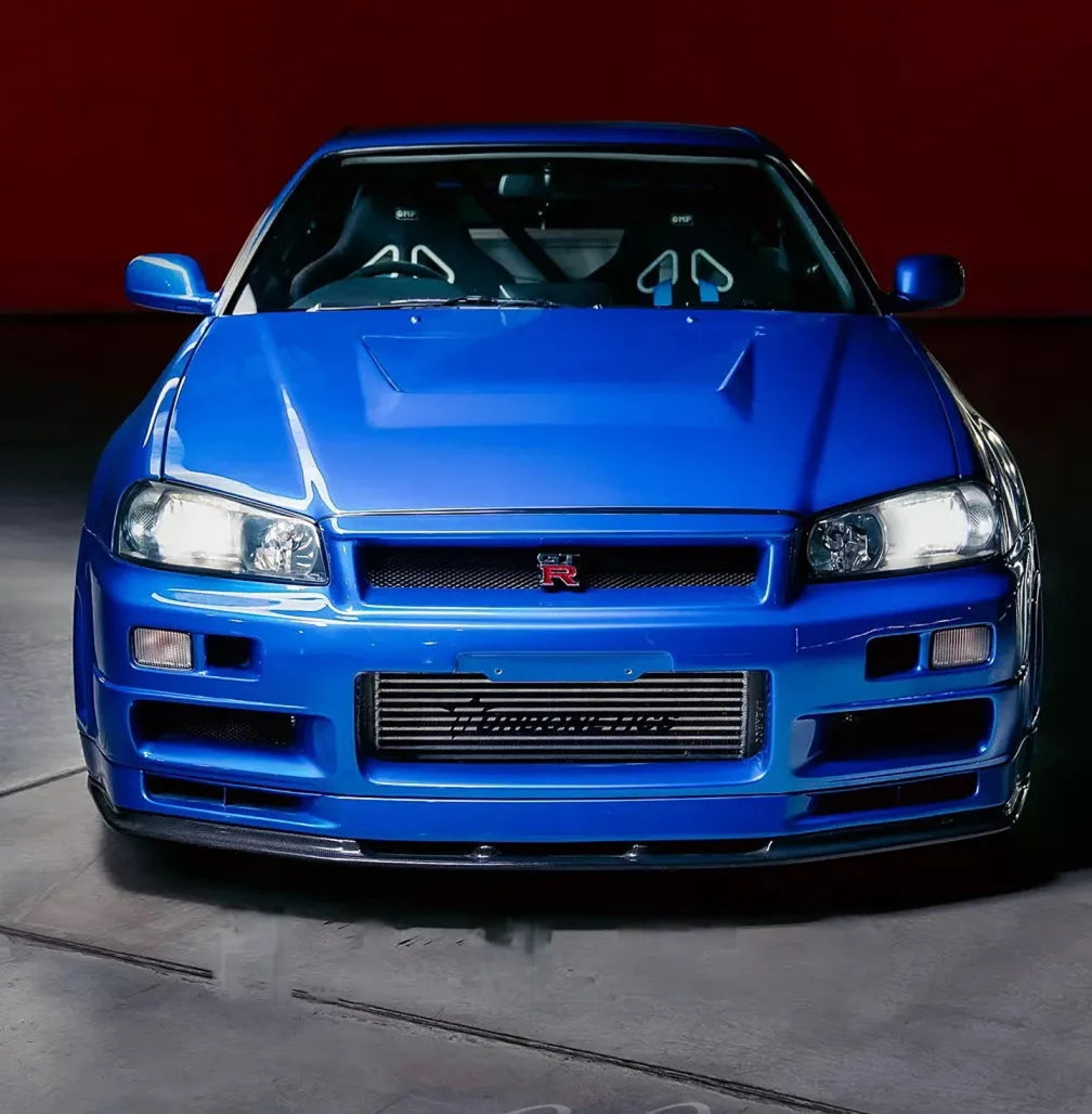 Spec-R Style Carbon Fiber Hood Bonnet – Nissan Skyline R34 GTR (1999 - 2002)