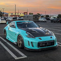 Amuse Style Vented Carbon Fiber Bonnet - Nissan 370Z ( 2009 - 2020 ) Z34