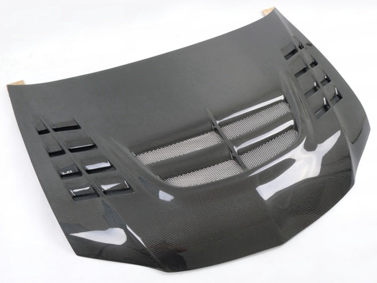 Voltex Style Carbon Fiber Hood  - Mitsubishi Evolution 7 8 9 ( 2001 TO 2007 ) CT9A