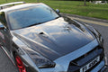 OEM Style Matte Carbon Fiber Hood – Nissan GTR R35 (2008 - 2016) CBA / DBA