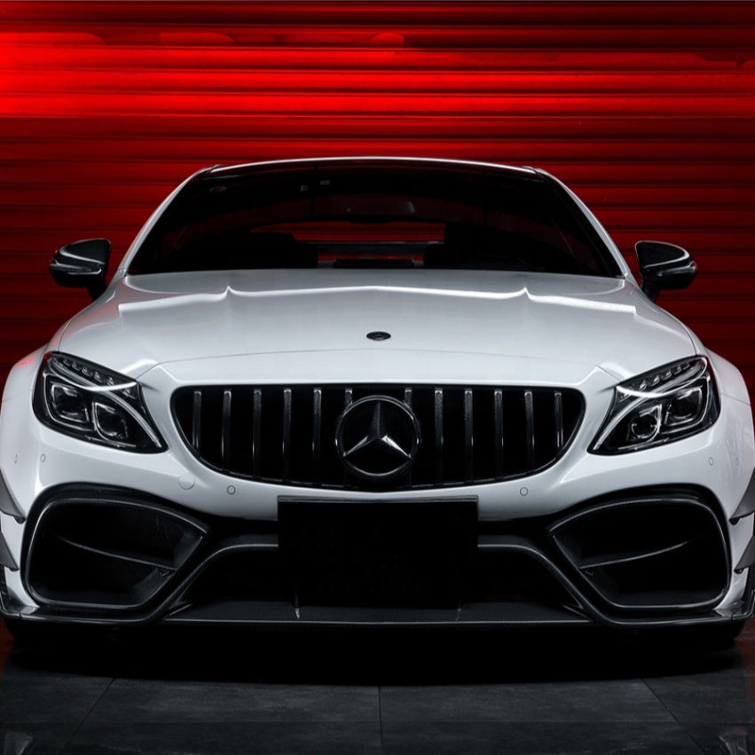 IMP Performance Front Bumper & Carbon Fiber Canards - Mercedes Benz C63 W205 Coupe (2015-2021)