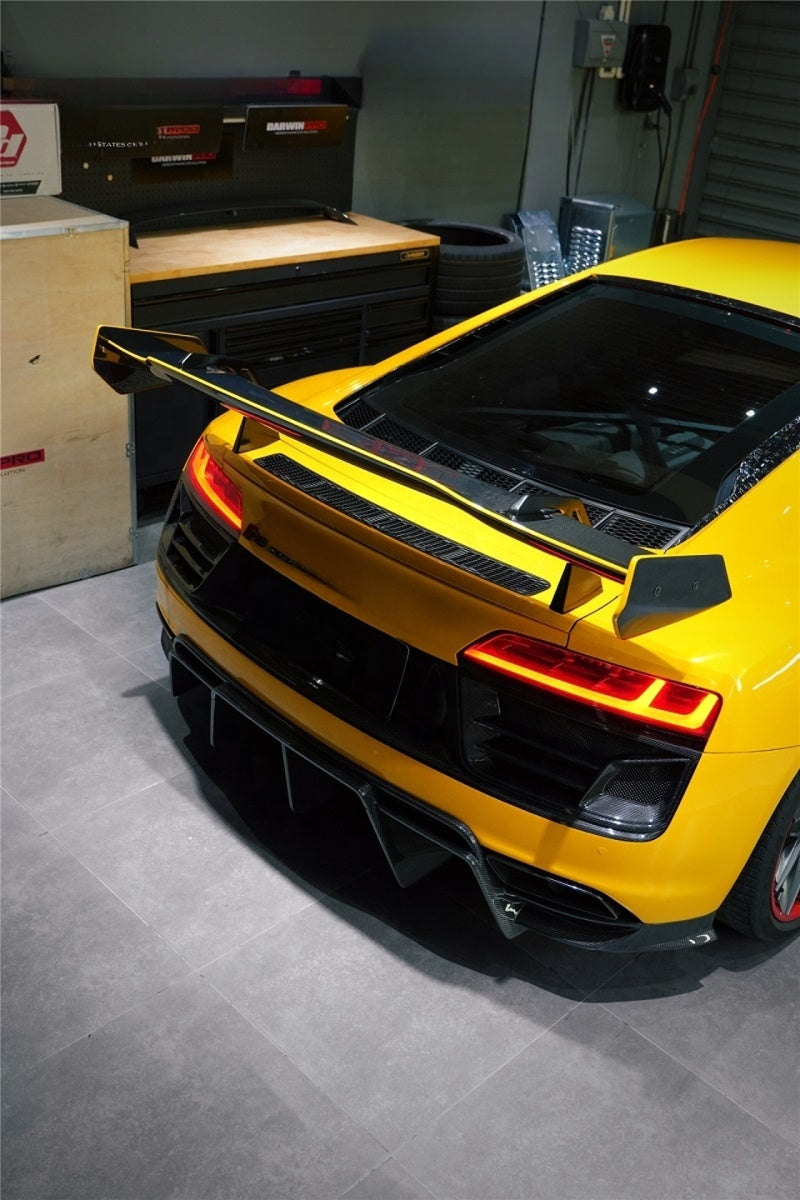 IMP Performance V2 Rear Bumper with Carbon Fiber Rear Diffuser - Audi R8 (2016-2022)