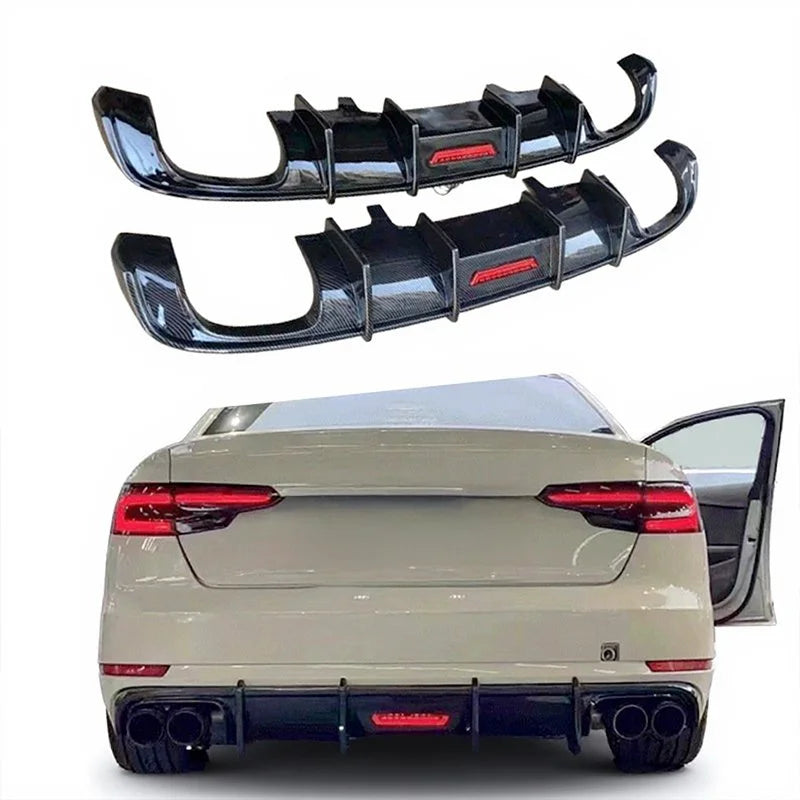 Carbon Fiber Rear Diffuser - Audi A4 S4 Sedan (2015-2020) B9