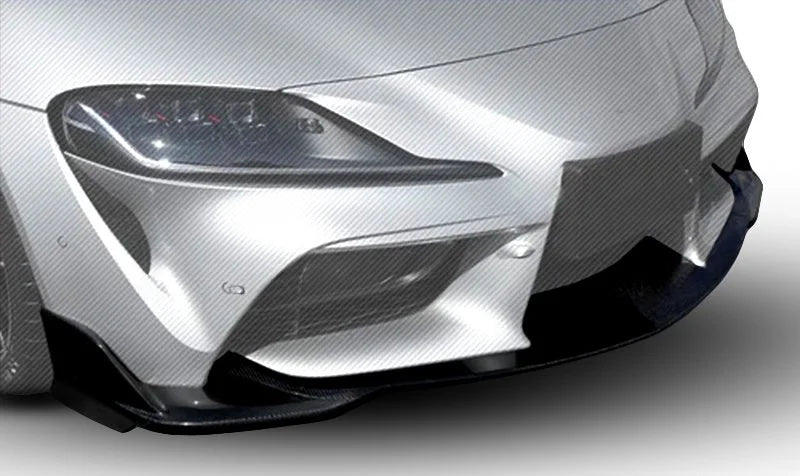 TOM Style Carbon Fiber Front Lip - Toyota A90 Supra ( 2019 - 2025 )