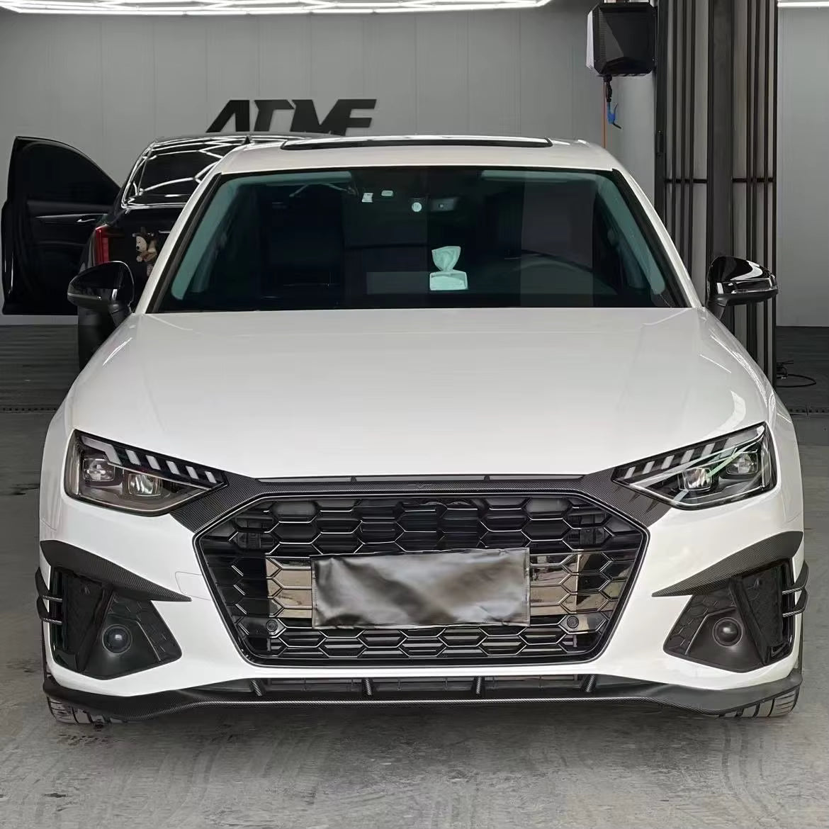 Carbon Fiber Front Lip - Audi A4 S4 RS4 Sedan (2020-2025) B9.5