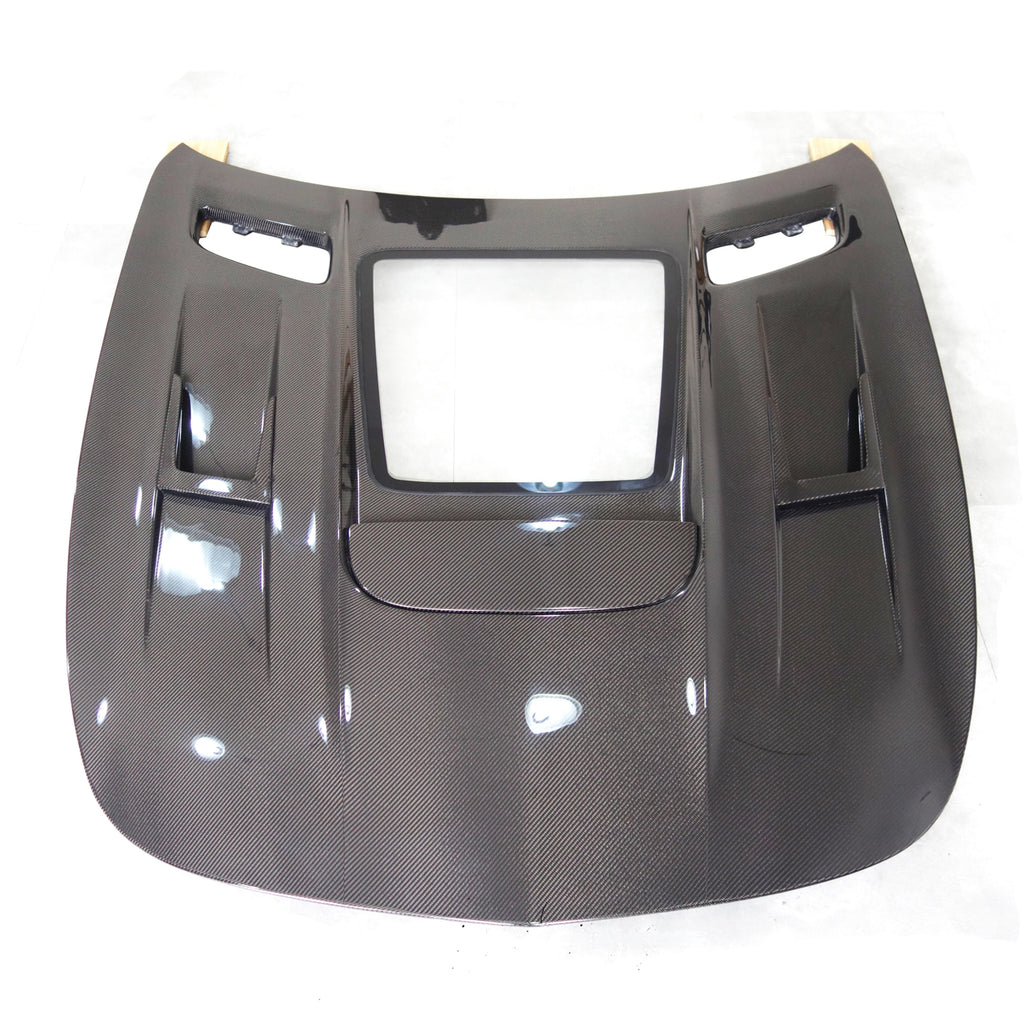 IMP Performance V1 Carbon Fiber Bonnet with Window - Mercedes Benz AMG GT & GTS (2015-2021)
