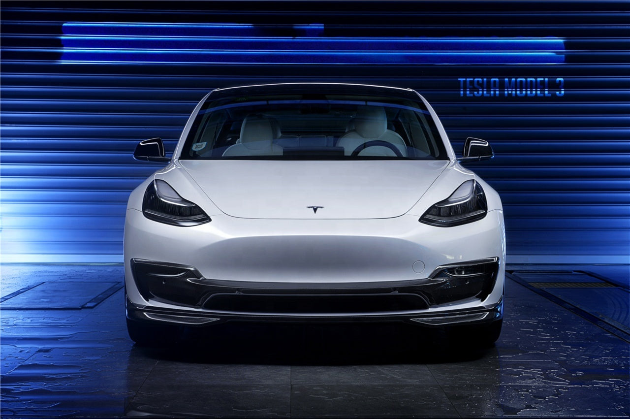IMP Performance Carbon Fiber Middle Lip & Vent - Tesla Model 3 (2017-2022)