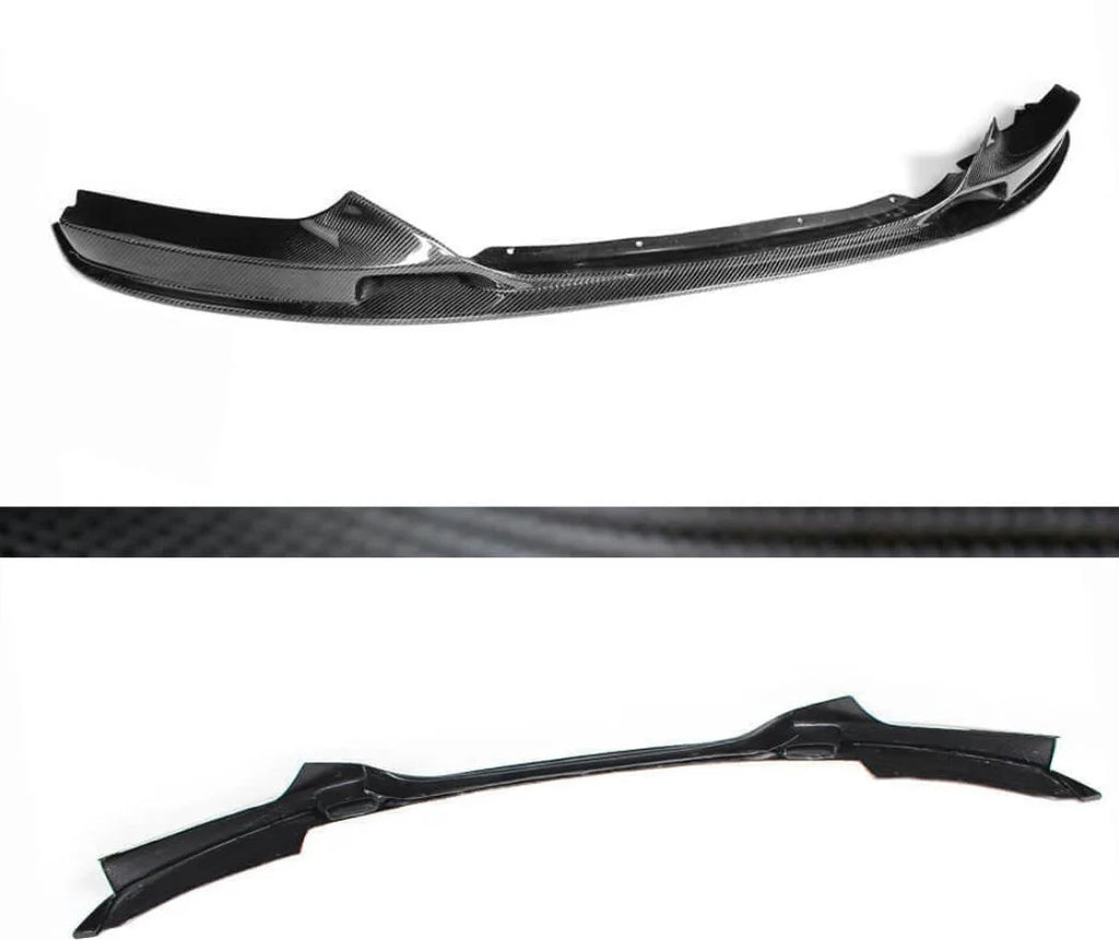JCS Style Carbon Fiber Front Lip V2 - BMW M235i M240i F22 (2014-2017)